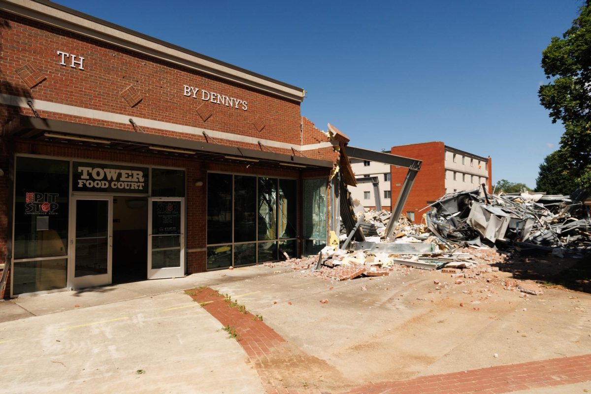 The Den by Denny's torn down on June 15, 2026, as they make room for the construction of a new large dorm hall set to house around 1,000 students.